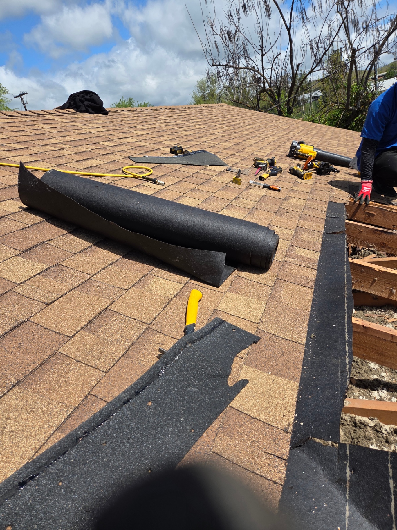 Roof Underlayment & Tools — Sacramento, CA