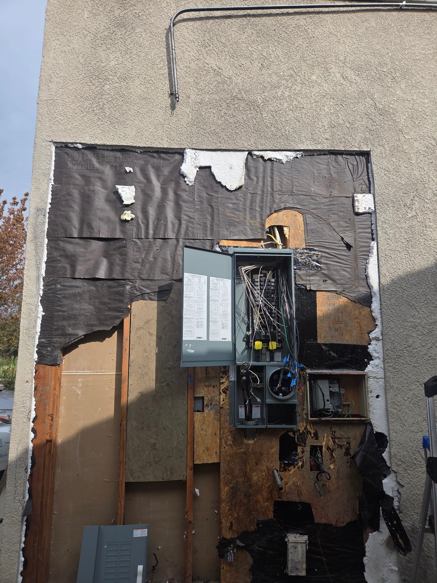 Full Wall Rebuild — Framing & Sheathing — West Sacramento, CA