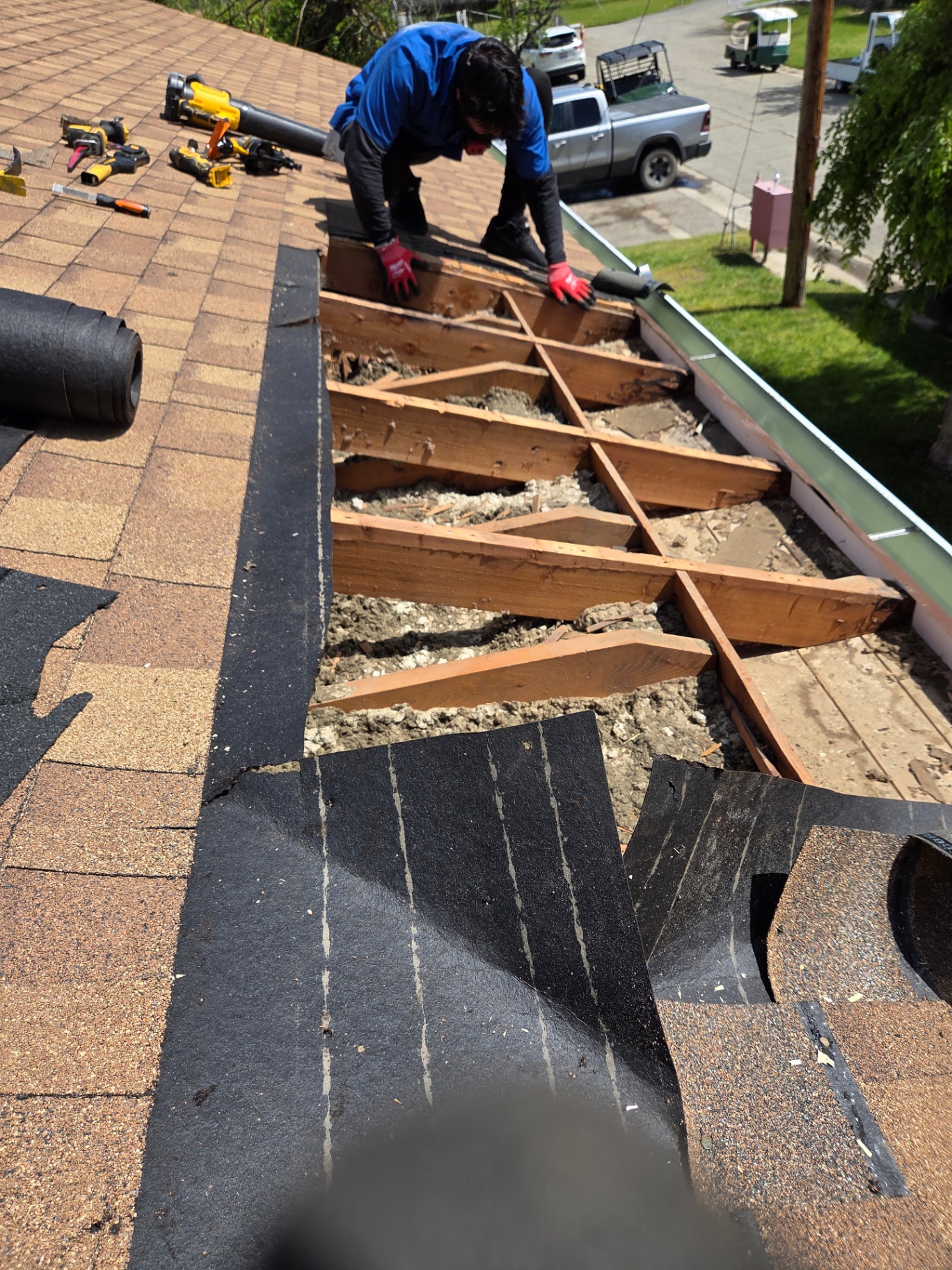 Roof Structure — Wooden Frame Repair — Sacramento, CA