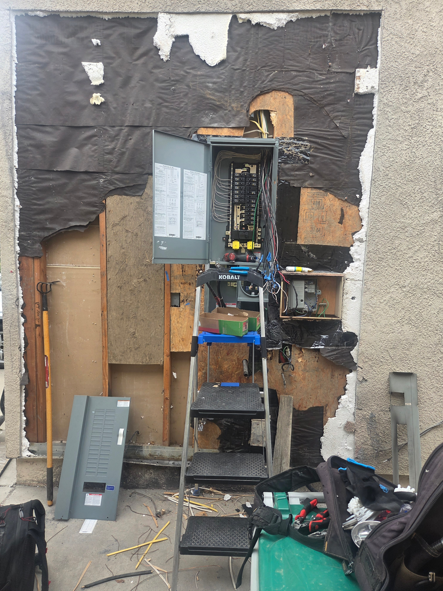 Fire-Damaged Wall — Demo & Assessment — West Sacramento, CA