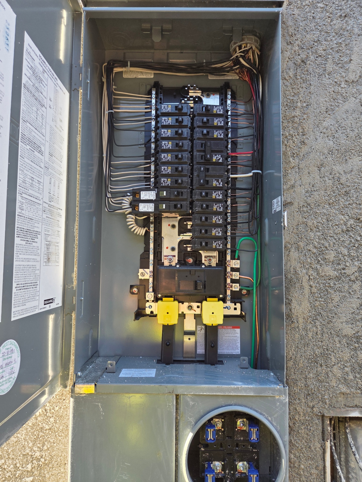 New Electrical Service Panel Installed — West Sacramento, CA