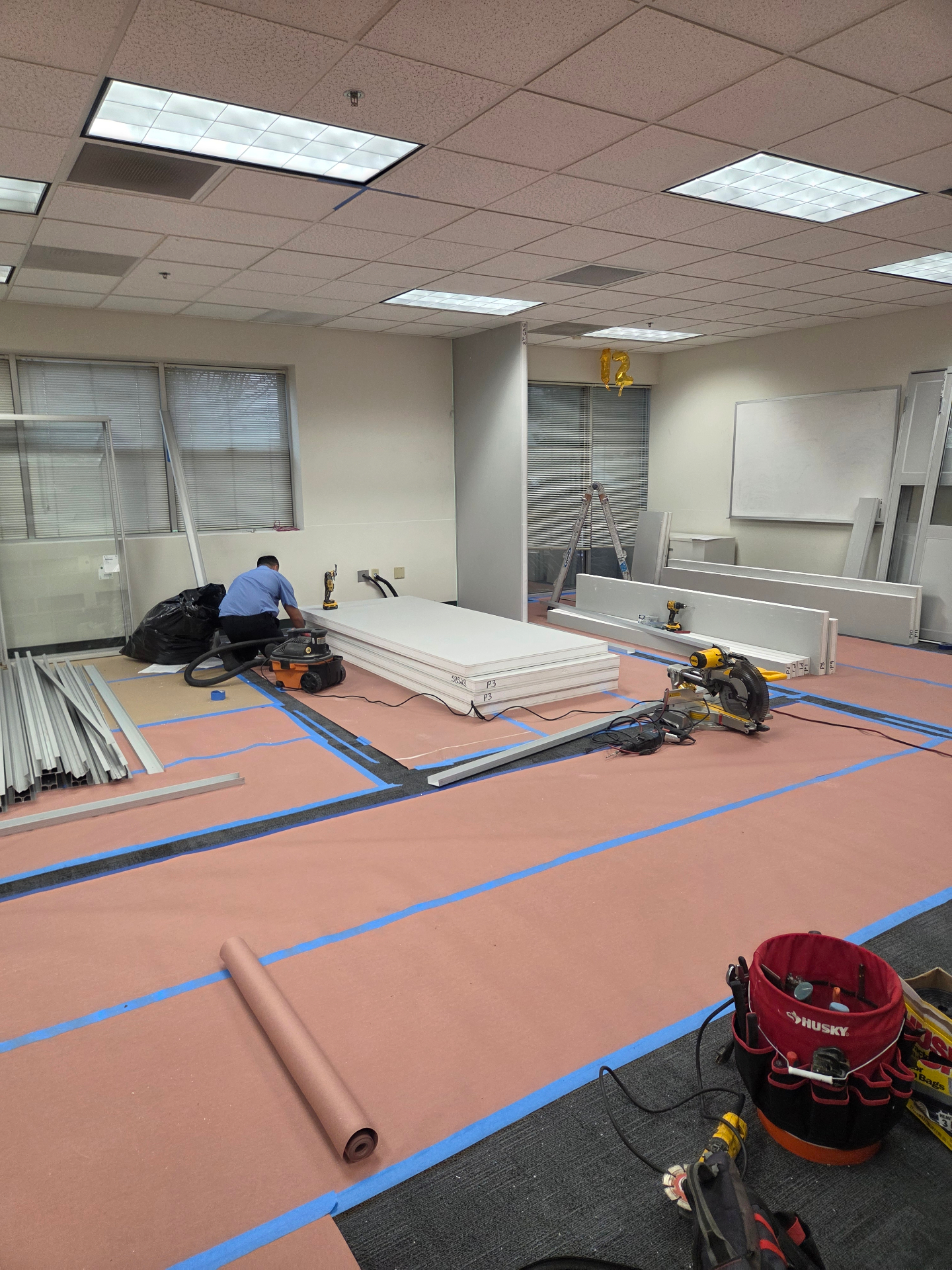 Commercial Office Build-Out — Modular Wall System Install — Sacramento, CA